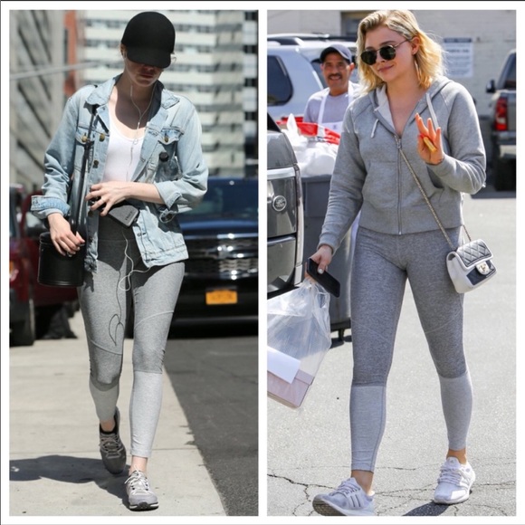 Outdoor Voices Black Dipped Leggings Sz Medium - Picture 10 of 10